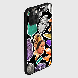 Чехол для iPhone 12 Pro Underground pattern Fashion trend, цвет: 3D-черный — фото 2