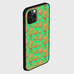 Чехол для iPhone 12 Pro POSITIVE KIWI FRUIT, цвет: 3D-черный — фото 2