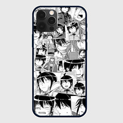 Чехол для iPhone 12 Pro Tsuki ga Michibiku Isekai Douchuu pattern, цвет: 3D-черный