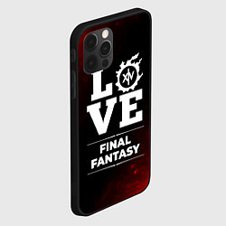 Чехол для iPhone 12 Pro Final Fantasy Love Классика, цвет: 3D-черный — фото 2