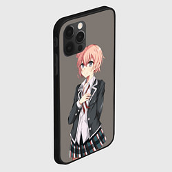 Чехол для iPhone 12 Pro Юи Юигахама OreGairu, цвет: 3D-черный — фото 2