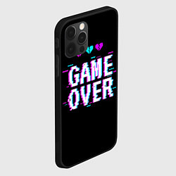 Чехол для iPhone 12 Pro Game Over Pixels, цвет: 3D-черный — фото 2