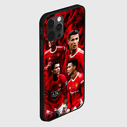 Чехол для iPhone 12 Pro Криштиану Роналду Манчестер Юнайтед, цвет: 3D-черный — фото 2