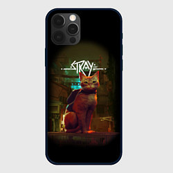 Чехол для iPhone 12 Pro Stray-Cat, цвет: 3D-черный
