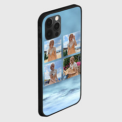 Чехол для iPhone 12 Pro ROSE COLLAGE, цвет: 3D-черный — фото 2