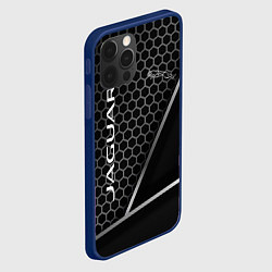 Чехол для iPhone 12 Pro Jagur абстракция соты, цвет: 3D-тёмно-синий — фото 2