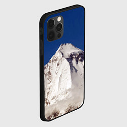 Чехол для iPhone 12 Pro Дхаулагири - белая гора, Гималаи, 8167 м, цвет: 3D-черный — фото 2