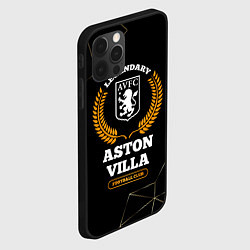 Чехол для iPhone 12 Pro Лого Aston Villa и надпись legendary football club, цвет: 3D-черный — фото 2