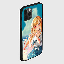 Чехол для iPhone 12 Pro Марин Китагава : Фарфоровая кукла влюбилась, цвет: 3D-черный — фото 2