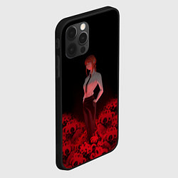 Чехол для iPhone 12 Pro Человек-бензопила: Макима Демон контроля, цвет: 3D-черный — фото 2