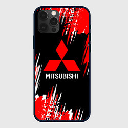 Чехол для iPhone 12 Pro Mitsubishi - краска, цвет: 3D-черный