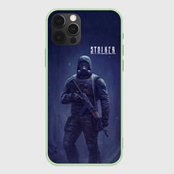 Чехол для iPhone 12 Pro STALKER Одиночка В Тоннеле, цвет: 3D-салатовый