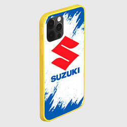 Чехол для iPhone 12 Pro Suzuki - texture, цвет: 3D-желтый — фото 2