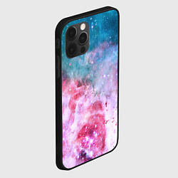 Чехол для iPhone 12 Pro Вспыхнувший космос, цвет: 3D-черный — фото 2