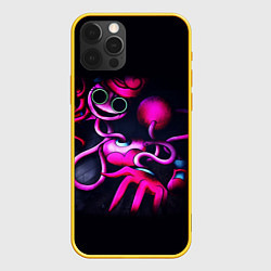 Чехол для iPhone 12 Pro Мамочка длинные ноги: Поппи Плейтайм, цвет: 3D-желтый