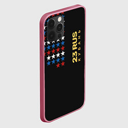Чехол для iPhone 12 Pro 23 RUS Кубань, цвет: 3D-малиновый — фото 2