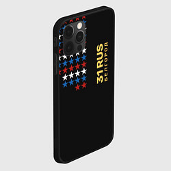 Чехол для iPhone 12 Pro 31 RUS Белгород, цвет: 3D-черный — фото 2