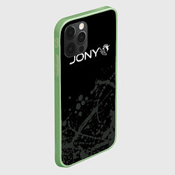 Чехол для iPhone 12 Pro Jony - краска, цвет: 3D-салатовый — фото 2