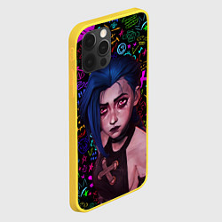 Чехол для iPhone 12 Pro Jinx: Джинкс Паудер, цвет: 3D-желтый — фото 2