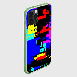 Чехол для iPhone 12 Pro Яркая экранная композиция, цвет: 3D-салатовый — фото 2