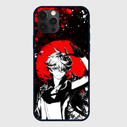 Чехол для iPhone 12 Pro Тарталья - Мрачный геншин, цвет: 3D-черный