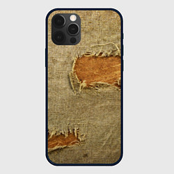 Чехол для iPhone 12 Pro Старая рваная мешковина - авангард, цвет: 3D-черный