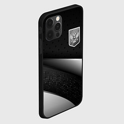 Чехол для iPhone 12 Pro Russia - black & white, цвет: 3D-черный — фото 2