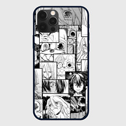 Чехол для iPhone 12 Pro Глейпнир паттерн, цвет: 3D-черный