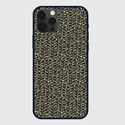 Чехол для iPhone 12 Pro Русская кольчуга, цвет: 3D-черный