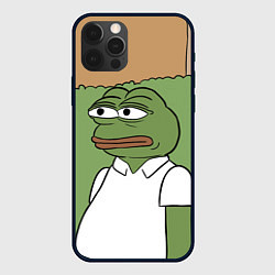 Чехол для iPhone 12 Pro Pepe Gomer прячется в кусты, цвет: 3D-черный