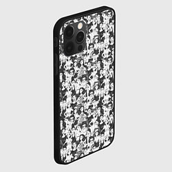 Чехол для iPhone 12 Pro Весёлая девушка, цвет: 3D-черный — фото 2