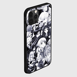 Чехол для iPhone 12 Pro Все персонажи аниме, цвет: 3D-черный — фото 2