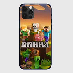 Чехол iPhone 12 Pro Данил Minecraft