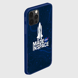 Чехол для iPhone 12 Pro Nasa звёзды, цвет: 3D-тёмно-синий — фото 2