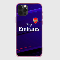 Чехол для iPhone 12 Pro Arsenal Абстракция, цвет: 3D-малиновый