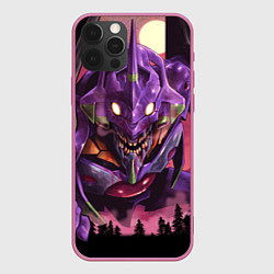 Чехол для iPhone 12 Pro Neon Genesis Evangelion - Eva, цвет: 3D-малиновый