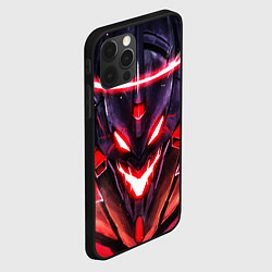 Чехол для iPhone 12 Pro Evangelion: Eva 01, цвет: 3D-черный — фото 2