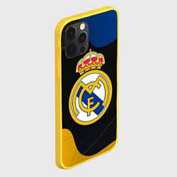 Чехол для iPhone 12 Pro Real madrid Абстракция, цвет: 3D-желтый — фото 2