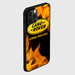 Чехол для iPhone 12 Pro Land Rover - gold gradient, цвет: 3D-черный — фото 2