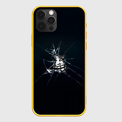 Чехол для iPhone 12 Pro Trollface мем, цвет: 3D-желтый