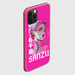 Чехол для iPhone 12 Pro Харучиё Санзу, цвет: 3D-малиновый — фото 2