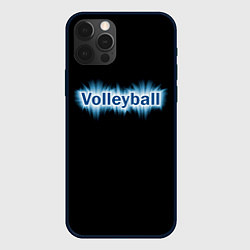 Чехол для iPhone 12 Pro Любителю волейбола, цвет: 3D-черный