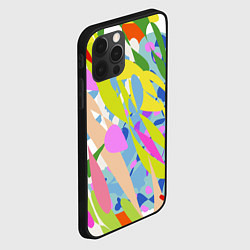 Чехол для iPhone 12 Pro Краски лета абстракция, цвет: 3D-черный — фото 2