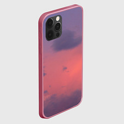 Чехол для iPhone 12 Pro Розовая туча, цвет: 3D-малиновый — фото 2