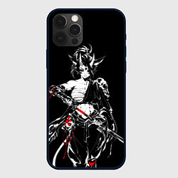 Чехол для iPhone 12 Pro Кибер девушка самурай, цвет: 3D-черный