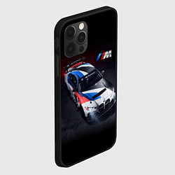 Чехол для iPhone 12 Pro BMW M4 GT4 - M Performance - Motorsport, цвет: 3D-черный — фото 2