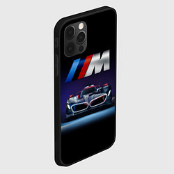 Чехол для iPhone 12 Pro BMW M Performance Motorsport, цвет: 3D-черный — фото 2