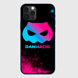 Чехол для iPhone 12 Pro DanMachi - neon gradient, цвет: 3D-черный