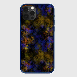 Чехол для iPhone 12 Pro Набрызг краски, цвет: 3D-тёмно-синий