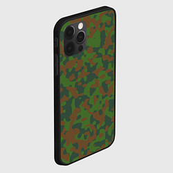 Чехол для iPhone 12 Pro Камуфляж WW2 Soviet, цвет: 3D-черный — фото 2